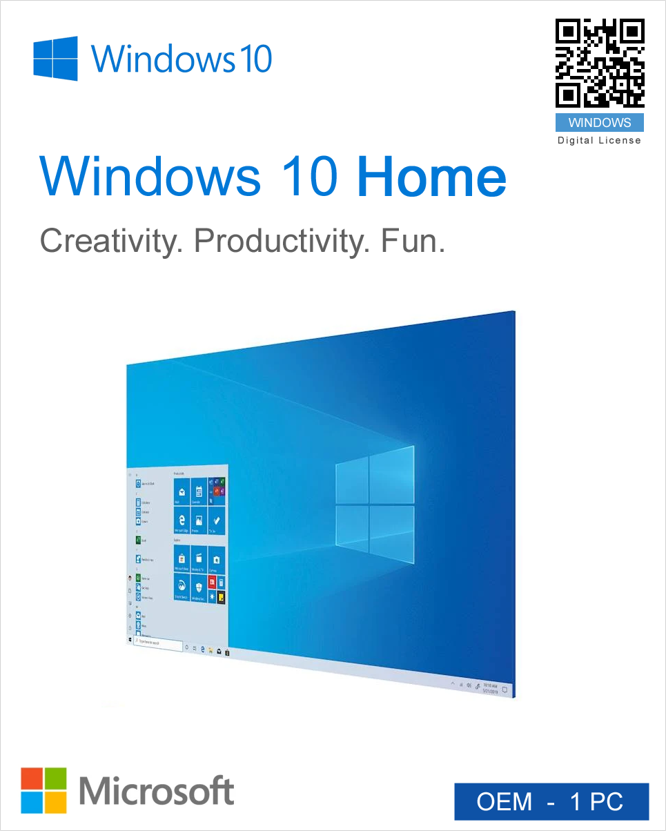 Windows 10 Home OEM - 1PC