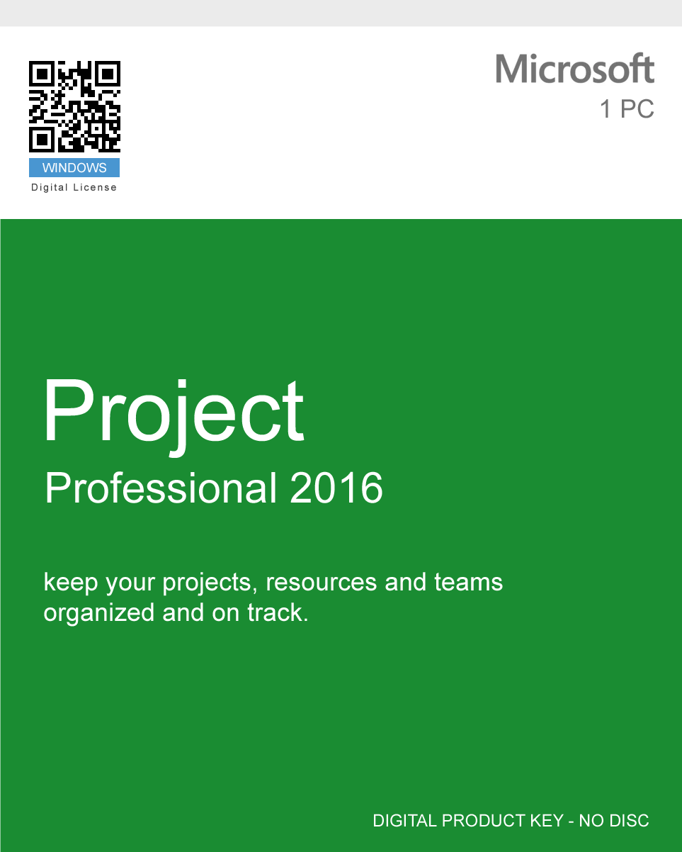 Microsoft Project Pro 2016 - 1 PC