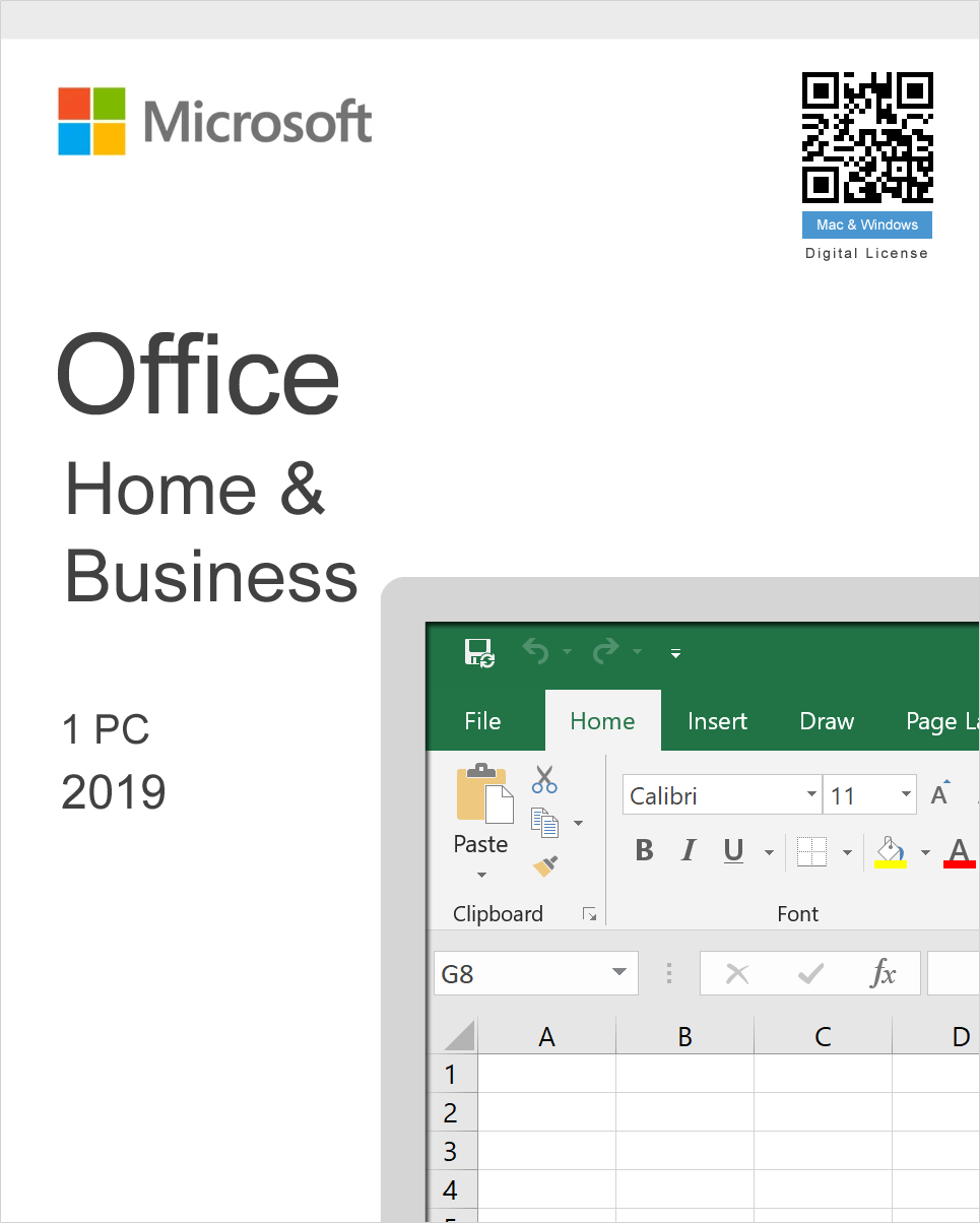 Office 2019 Home and Business - 1 MAC