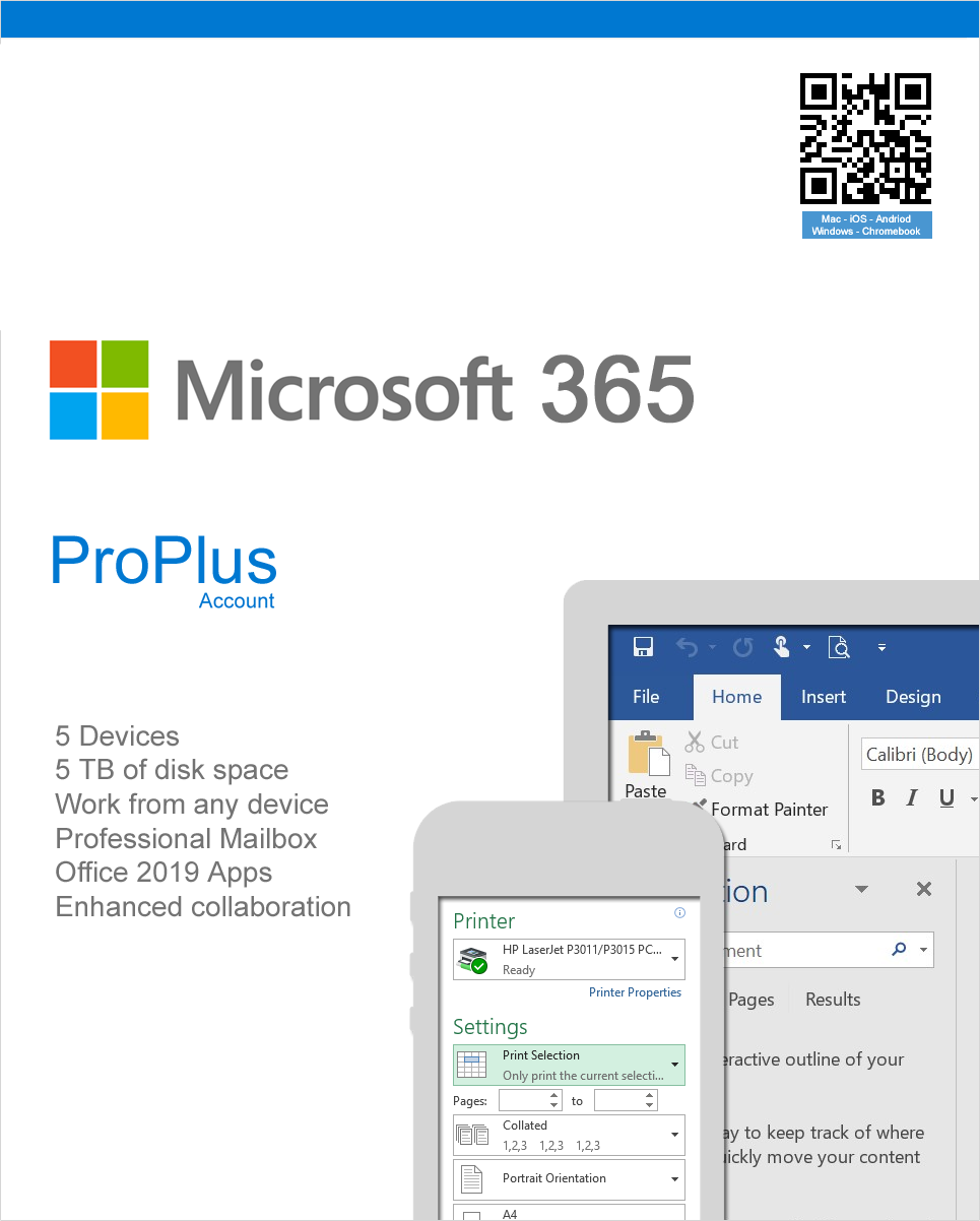 Office 365 Professional Plus - 5 Device