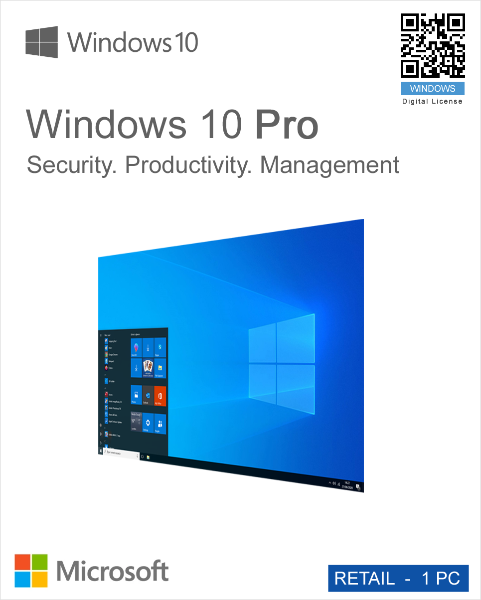 Windows 10 Pro Retail - 1PC